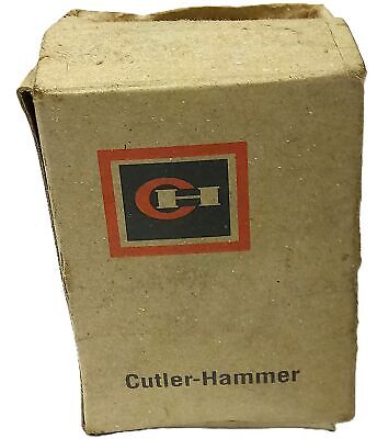 Cutler-Hammer 10250T124 Yellow Momentary Jumbo Pushbutton Switch