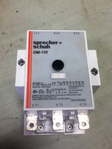 Sprecher + Schuh CA6-110 Contactor