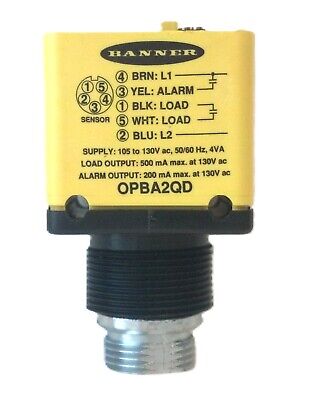 Banner Engineering OPBA2QD / 27094 105-130 V AC Omni-Beam Sensor Power Block