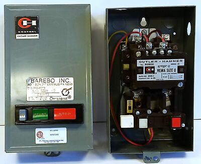 Cutler-Hammer B10BGOB 230 V 18 A 2 HP 1-Phase NEMA SIZE 0 Starter in Enclosure