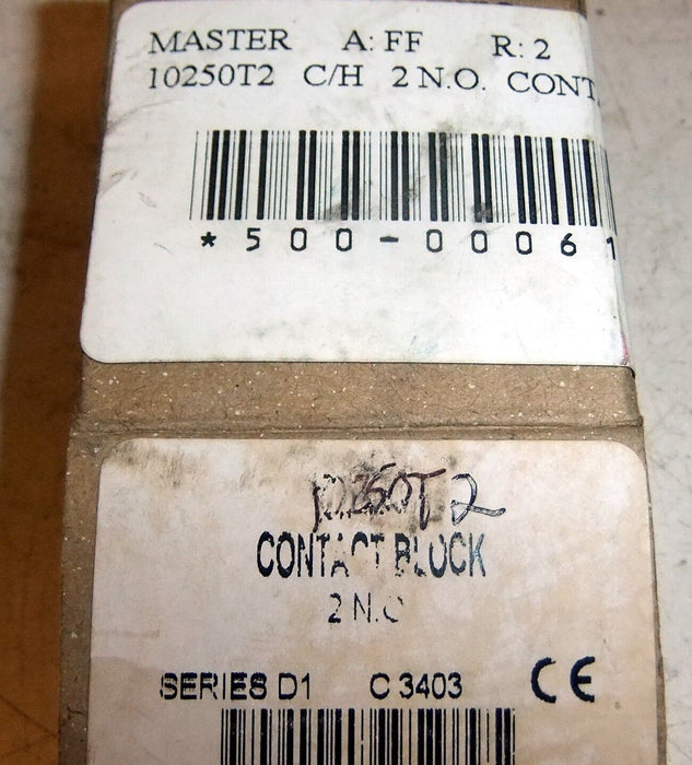 Cutler-Hammer 10250T2 Switch Contact Block
