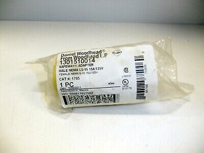 Woodhead Safeway Adapter Male 1301510017