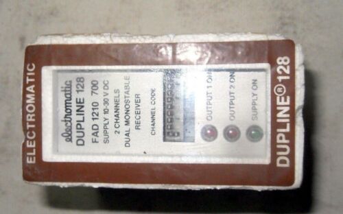 1 ELECTROMATIC DUPLINE 128 FAD 1210 700 DUAL MONOSTABLE RECEIVER