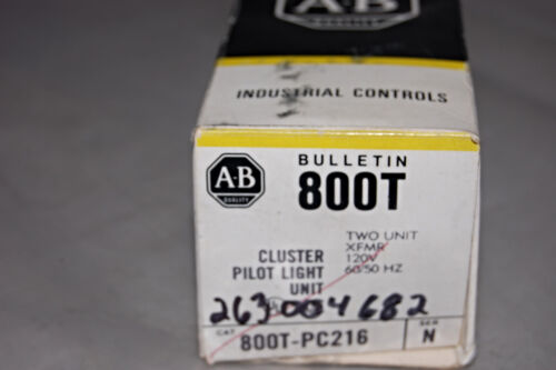 Allen-Bradley 800T-PC216 SER N CLUSTER PILOT LIGHT UNIT
