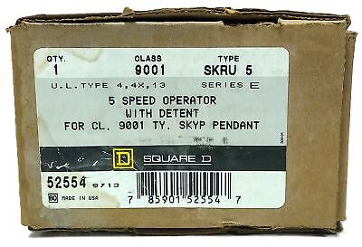 Square D 9001-SKRU-5 600 V 10 A Interlocked Pushbuttons for 9001-SKYP Pendant