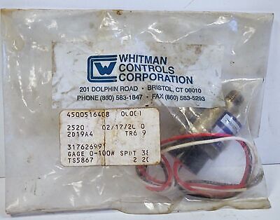 Whitman Controls P117G-10N-C52L Pressure Sensor