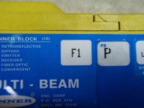 Banner Engineering F1-P-LM4-2NR MULTI-BEAM Scanner Block