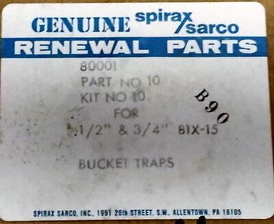 Spirax Sarco 80001 Bucket Trap Repair Kit