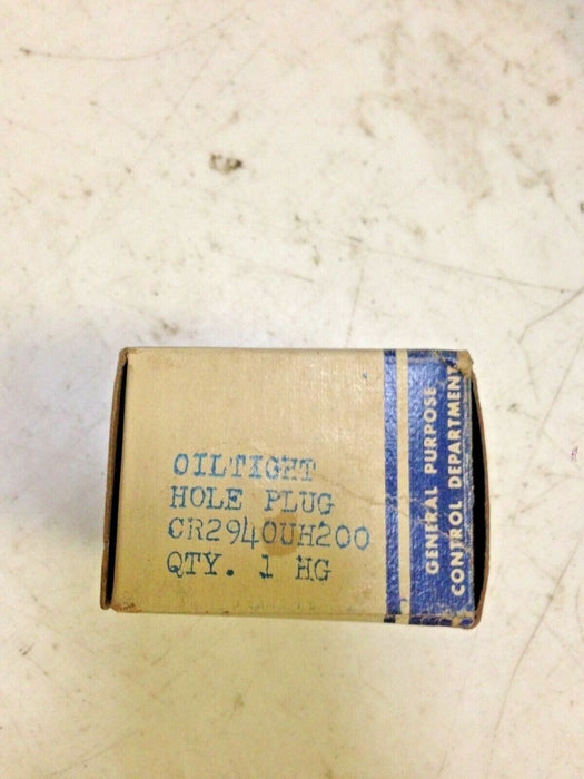 GE Control Cr2940Uh200 Oiltight Hole Plug