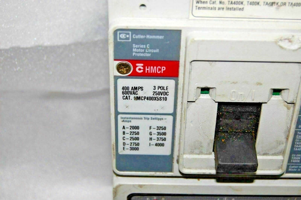 Cutler-Hammer HMCP400X5S10 Circuit Breaker Protector