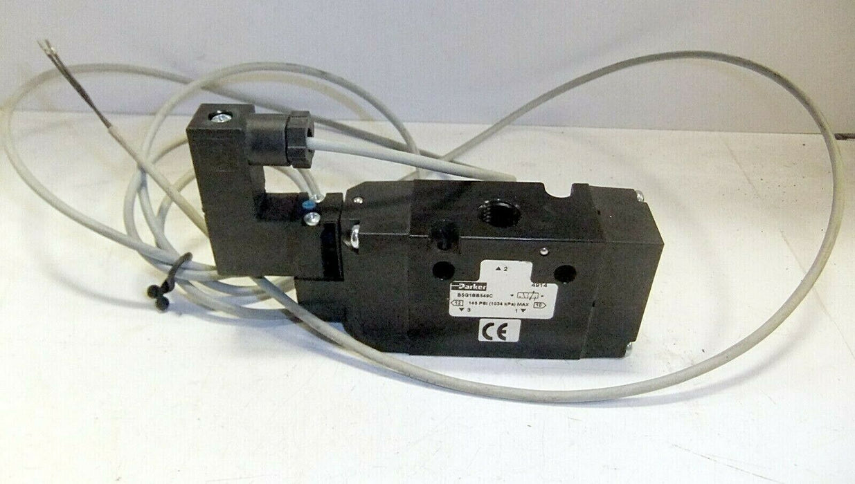 Parker Solenoid Valve 1/4" NPT B5G1BB549C
