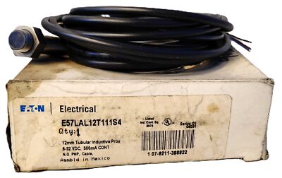Eaton E57LAL12T111S4 6-32 V DC Inductive Proximity Sensor