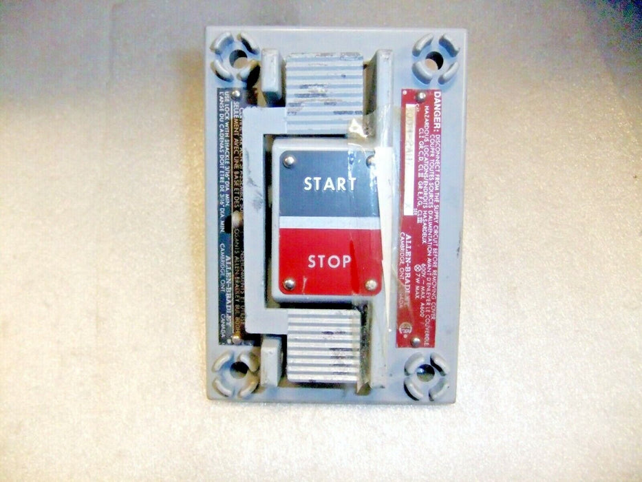 Allen-Bradley Push Button Station 800H-2AH7 600V10A Start Stop