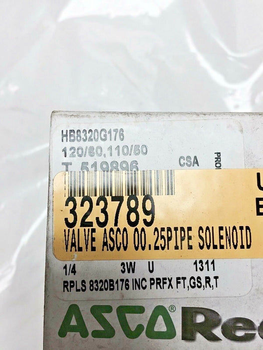 ASCO Hb8320G176 Solenoid Valve