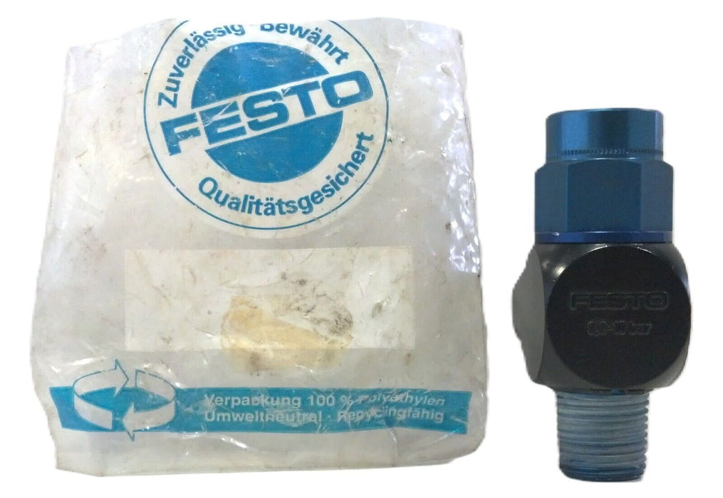 Festo GRL-1/2 NPT One-Way Flow Control Valve