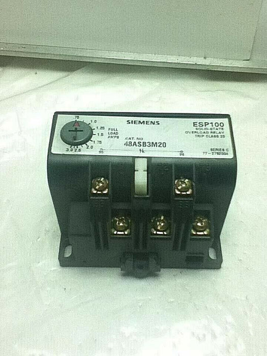 Siemens 48ASB3M20 OVERLOAD RELAY