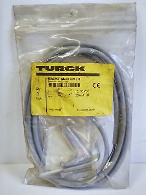 Turck BIM-IKT-AN6X W/KLI3 4620190 Cylinder Position Sensor