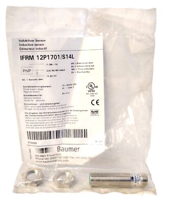 Baumer IFRM 12P1701/S14L 10-30 V DC Inductive Proximity Sensor
