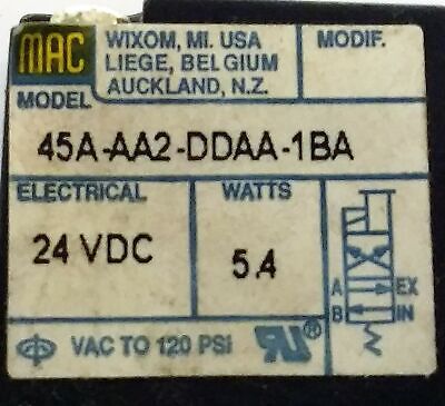 MAC Valves Inc 45A-AA2-DDAA-1BA Solenoid Valve