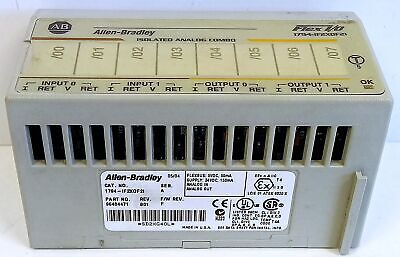 Allen-Bradley 1794-IF2XOF2I 9604471 Rev B01 FW F 24 V DC PLC Input/Output Module