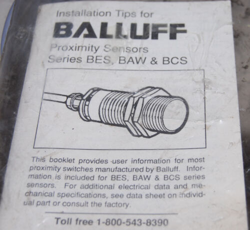 Balluff BES517 Q1202P1 PROXIMITY SENSOR
