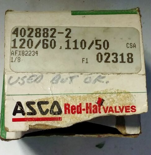 ASCO 402882-2 Solenoid Valve