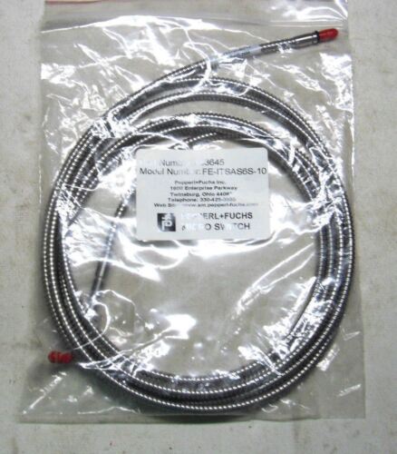 1 Pepperl 453645 PHOTOELECTRIC FIBER OPTIC CABLE