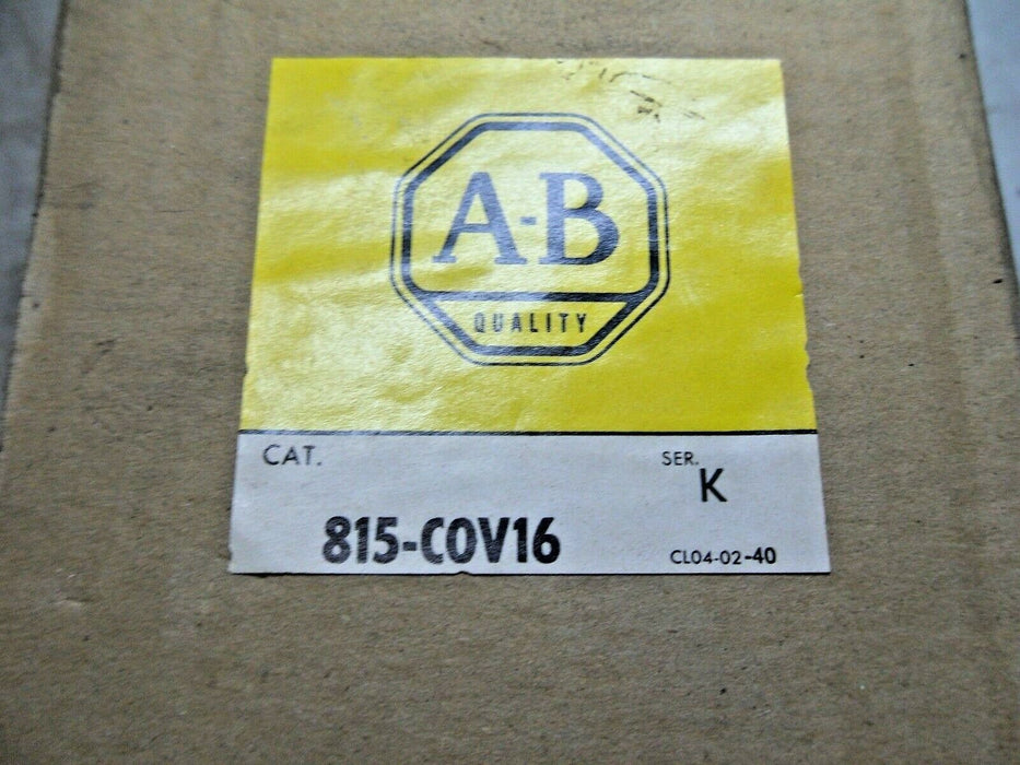 1 Allen-Bradley 815-COV16 OVERLOAD RELAY