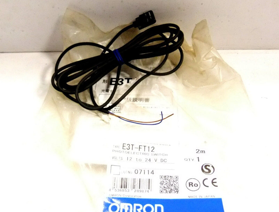 Omron Photoelectric Sensor E3T-FT12