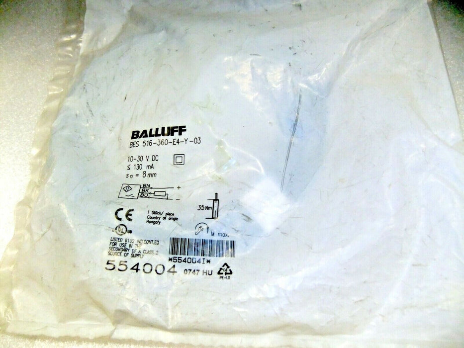 Balluff BES 516-360-E4-Y-03 Inductive Sensor