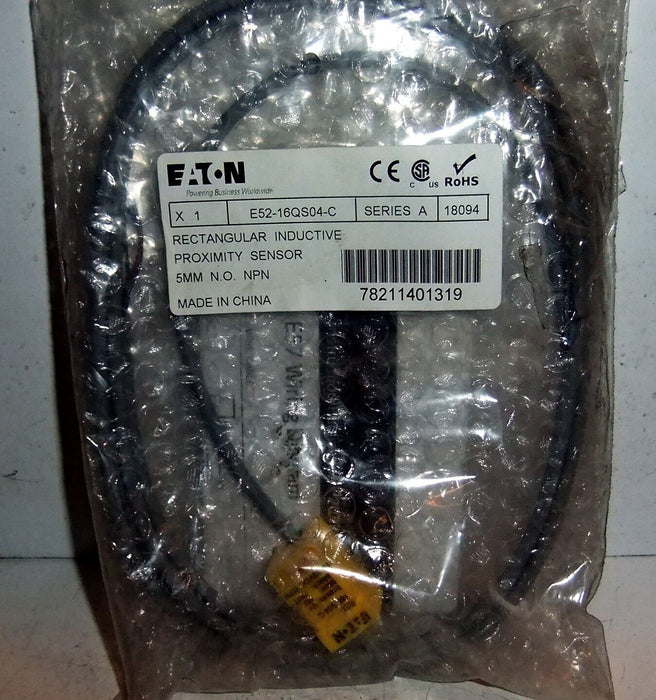 Eaton E52-16QS04-C Rectangular Inductive Proximity Sensor NPN