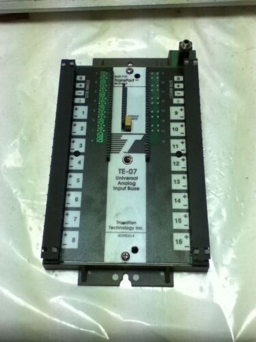 Transition Technology TE-07 Universal Analog Input Base- No Box