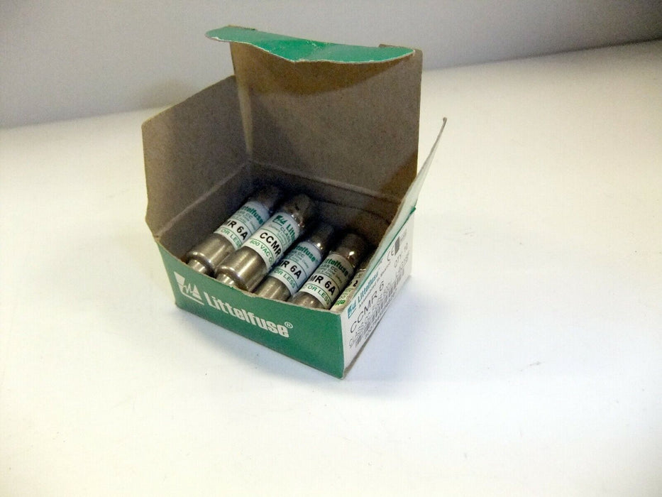Box of 7 Littelfuse Midget Fuses CCMR6