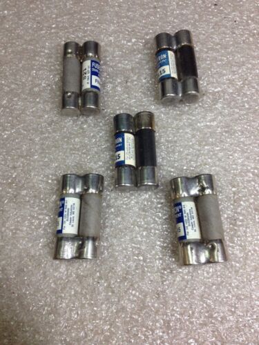 5 Cooper Bussmann FNA-15 Dual Element Fuses