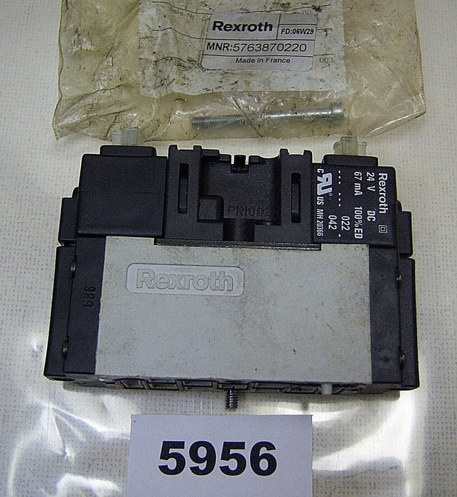 Rexroth Solenoid Valve 5763870220 24 VDC