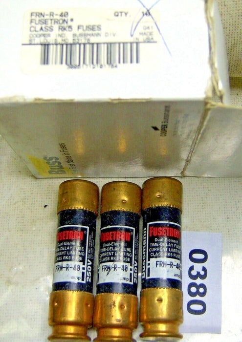 3 Buss FRN-R-40 Fuses