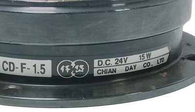 Chian Day CD-F-1.5 24 V 15 W Magnetic Clutch and Brake Assembly