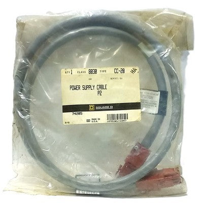 Square D 8030-CC-20 SYMAX P2 PLC Power Supply Cable