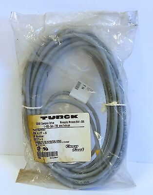 Turck RK 4.2T-6 M12 EUROFAST 6 m PLC Cable