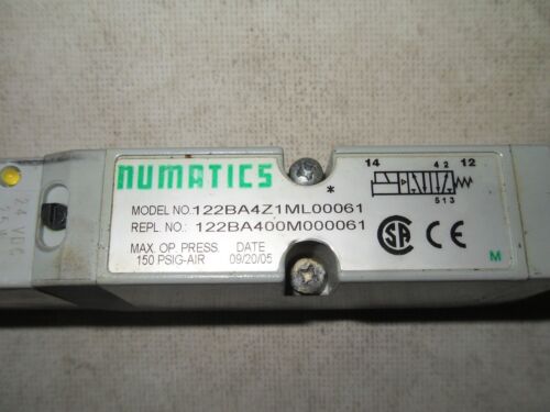Numatics 122BA400M000061 SOLENOID VALVE