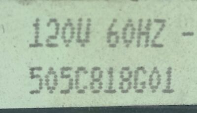 Cutler-Hammer 505C818G01 110/120 V 50/60 Hz Coil