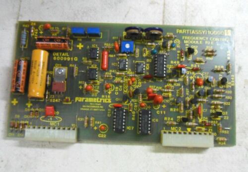 1 PARAMETRICS 100001 FREQUENCY CONTROLLER PJE CARD