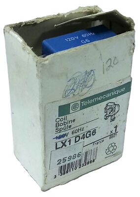 Telemecanique LX1-D4G6 120 V AC Contactor Coil for LC1D25-D32 Contactors