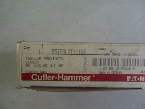 1 EATON E57EBL8T111SP INDUCTIVE PROXIMITY SENSOR