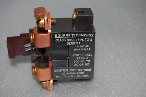 Square D Relay Cat 9065 TYPE T0-1