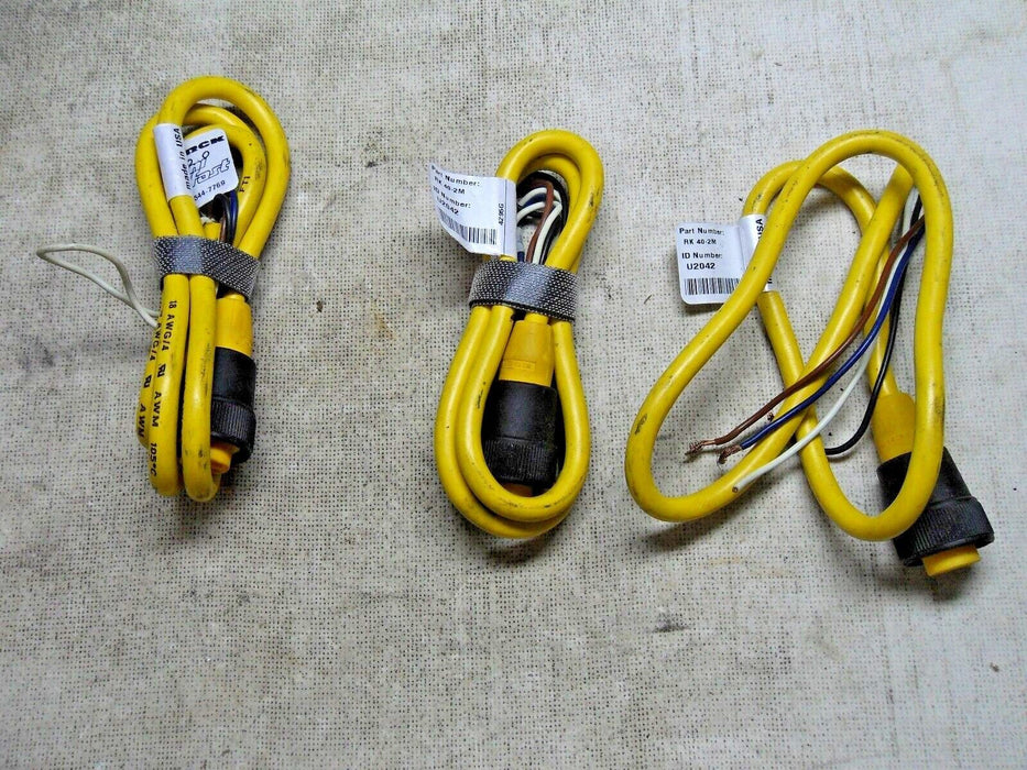 3 Turck RK 40-2M Mini Fast Connector Cables