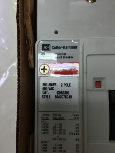 Cutler-Hammer KDB2300 Circuit Breaker