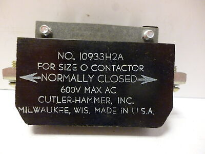 Cutler-Hammer 10933H2A Auxiliary Contact Kit