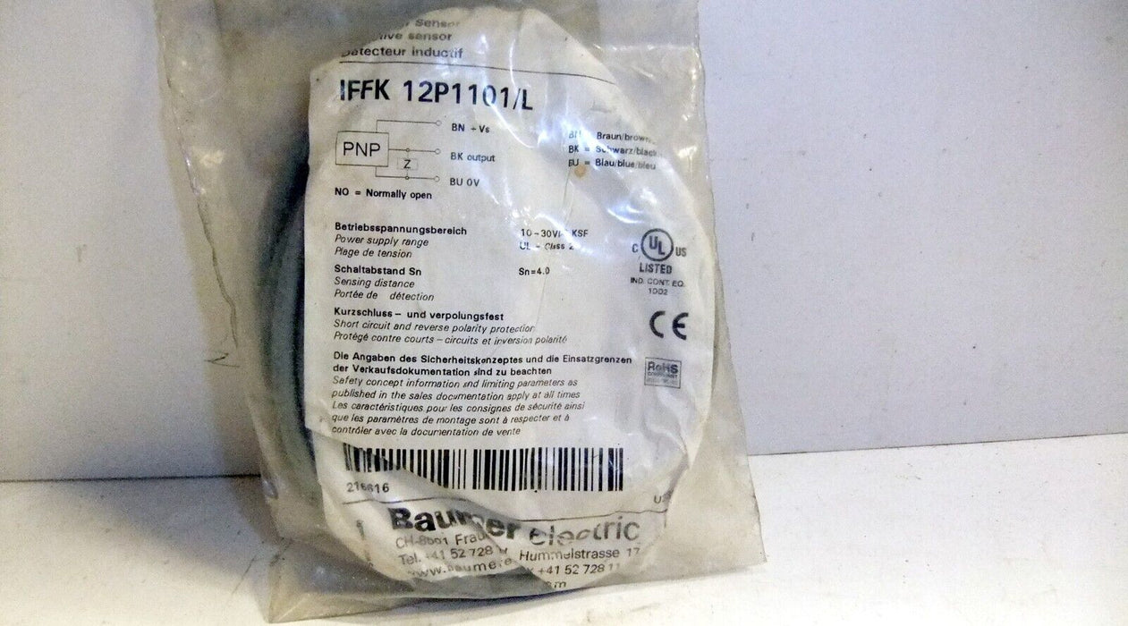 Baumer Inductive Sensor IFFK-12P1101/L