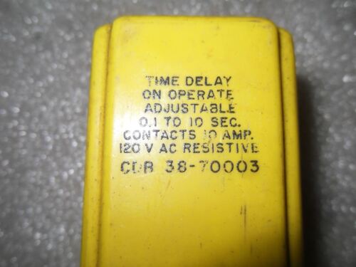 1 POTTER & BRUMFIELD CDB-38-70003 TIME DELAY RELAY